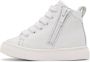 Moschino Baby White Maxi Logo Sneakers - Thumbnail 3