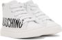 Moschino Baby White Maxi Logo Sneakers - Thumbnail 4