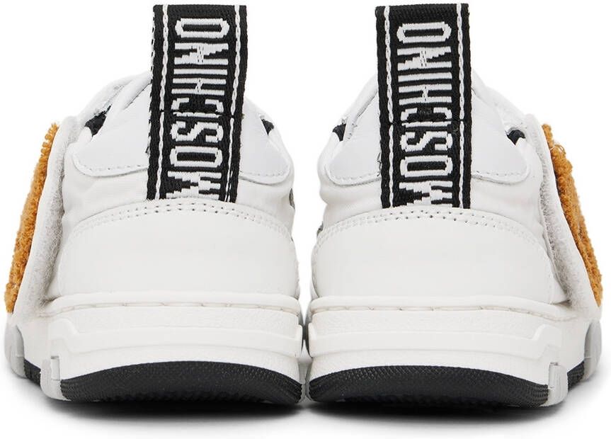 Moschino Baby White Teddy Sport Sneakers