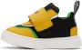 Moschino Baby Yellow & Black Teddy Sneakers - Thumbnail 3