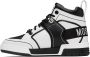 Moschino Black & White Streetball Asymmetrical Sneakers - Thumbnail 3