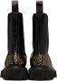 Moschino Black Combat Chelsea Boots - Thumbnail 2