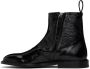 Moschino Black Crinkled Boots - Thumbnail 3