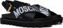 Moschino Black Criss-Cross Sandals - Thumbnail 4