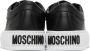 Moschino Black Faux-Leather Sneakers - Thumbnail 2