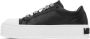 Moschino Black Faux-Leather Sneakers - Thumbnail 3