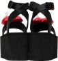 Moschino Black Inflatable Heart Sandals - Thumbnail 2