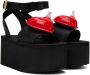Moschino Black Inflatable Heart Sandals - Thumbnail 4