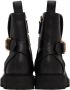 Moschino Black Leather Boots - Thumbnail 2
