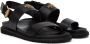 Moschino Black Leather Sandals - Thumbnail 4