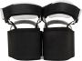 Moschino Black Logo Flatform Wedge Sandals - Thumbnail 2