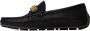 Moschino Black Logo Hardware Loafers - Thumbnail 3