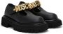 Moschino Black Logo Plaque Loafers - Thumbnail 4