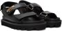 Moschino Black Logo Platform Sandals - Thumbnail 4