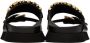 Moschino Black Logo Sandals - Thumbnail 2