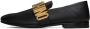 Moschino Black Maxi Lettering Loafers - Thumbnail 3