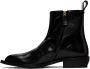 Moschino Black Pointed Toe Boots - Thumbnail 3