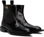 Moschino Black Pointed Toe Boots - Thumbnail 4