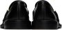 Moschino Black Polished Calfskin Loafers - Thumbnail 2