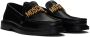 Moschino Black Polished Calfskin Loafers - Thumbnail 4
