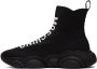 Moschino Black Slip-On Sneakers - Thumbnail 3