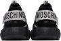Moschino Black Strap Teddy Sneakers - Thumbnail 2