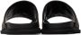 Moschino Brown & Black Jacquard Logo Sandals - Thumbnail 2