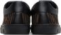 Moschino Brown & Black Jacquard Sneakers - Thumbnail 2