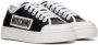 Moschino Kids Black & White Paneled Sneakers - Thumbnail 4