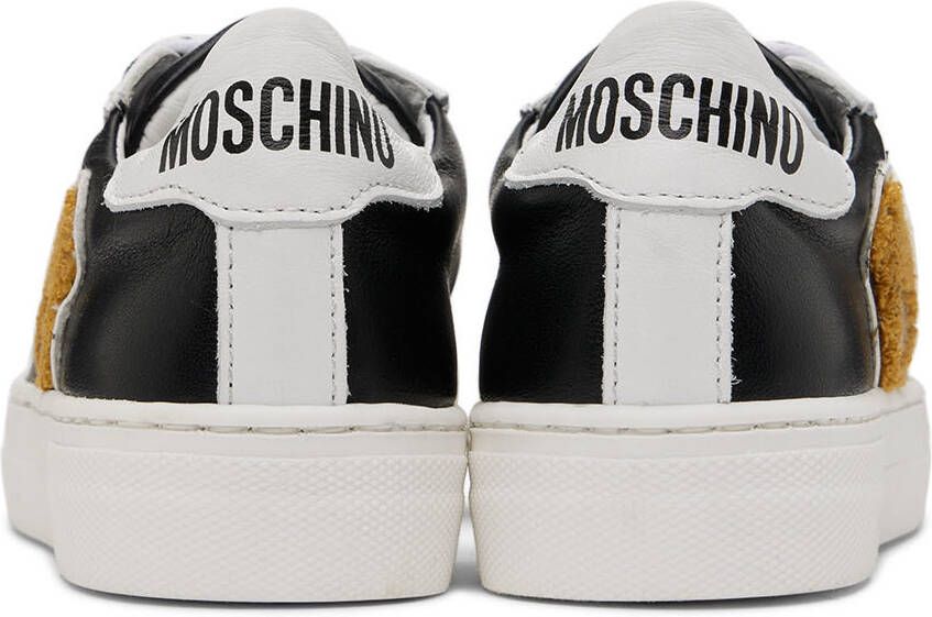 Moschino Kids Black Teddy Sneakers
