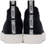 Moschino Kids Black Teddy Sock High Sneakers - Thumbnail 2