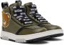 Moschino Kids Khaki Teddy High Sneakers - Thumbnail 4