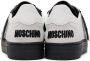 Moschino Kids White & Black Leather Sneakers - Thumbnail 2