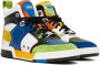 Moschino Multicolor Streetball Sneakers - Thumbnail 4