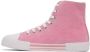 Moschino Pink Heart Flower Group Sneakers - Thumbnail 3