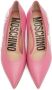 Moschino Pink Icing Logo Heels - Thumbnail 5