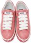 Moschino Pink Smiley Platform Sneakers - Thumbnail 5