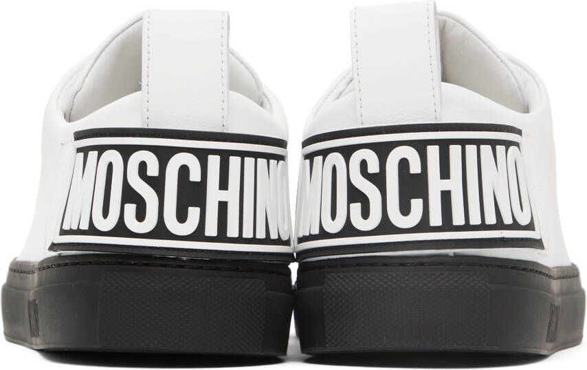 Moschino White & Black Logo Sneakers