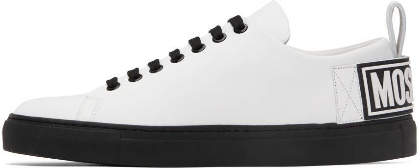 Moschino White & Black Logo Sneakers