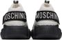 Moschino White & Gray Teddy Sneakers - Thumbnail 2