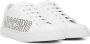 Moschino White Embossed Sneakers - Thumbnail 4