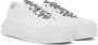 Moschino White Faux-Leather Sneakers - Thumbnail 4