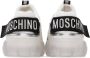 Moschino White Logo Tape Teddy Sneakers - Thumbnail 2