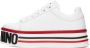 Moschino White Platform Low-Top Sneakers - Thumbnail 3