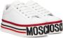 Moschino White Platform Low-Top Sneakers - Thumbnail 4