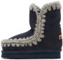Mou Baby Navy Suede Ankle Boots - Thumbnail 3
