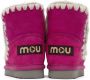 Mou Baby Pink Suede Ankle Boots - Thumbnail 2