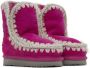 Mou Baby Pink Suede Ankle Boots - Thumbnail 4