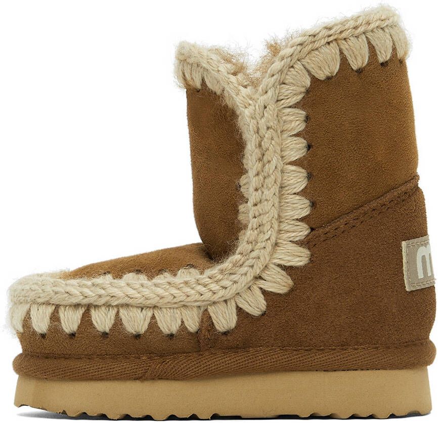 Mou Baby Tan Suede Ankle Boots