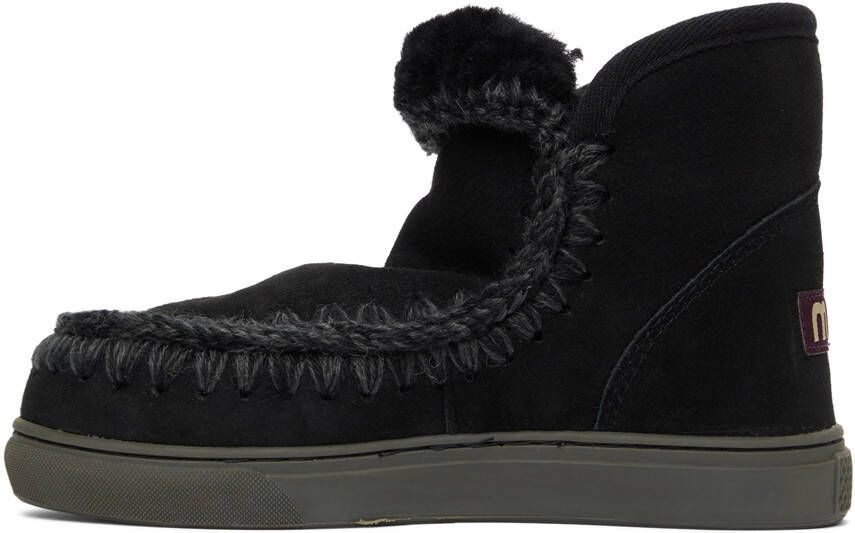 Mou Black Sneaker Boots